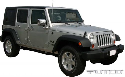 JEEP WRANGLER 4DOOR 2007-09 Complete Chrome Exterior Kit