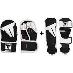 Throwdown Kids Grappling Gloves and Shin Guards