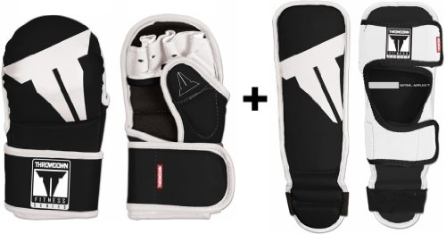 Throwdown Kids Grappling Gloves and Shin Guards