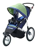 Schwinn Free Wheeler Jogging Stroller (Green/Blue)