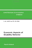 Economic aspects of disability behavior