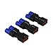 OliYin 3pcs Male EC3 Losi to Female Deans T-Plug Style Connector Adapter for LiPo(Pack of 3)