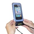 TrendyDigital WaterGuard Plus Waterproof Case with Padding for Apple iPhone 4 and Droid, Blue