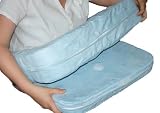 PORTABLE NURSING PILLOW / TOTE - SKY BLUE (LARGE, SKY BLUE)