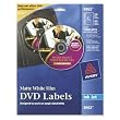 Avery DVD Labels Matte White for Ink Jet Printers