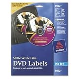 Avery DVD Labels Matte White for Ink Jet Printers