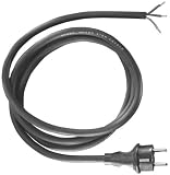 Bachmann 320.175 Schuko-Zuleitung 3 m, schwarz