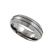Titanium Comfort Band Ring w/ Polished and Brushed Finish