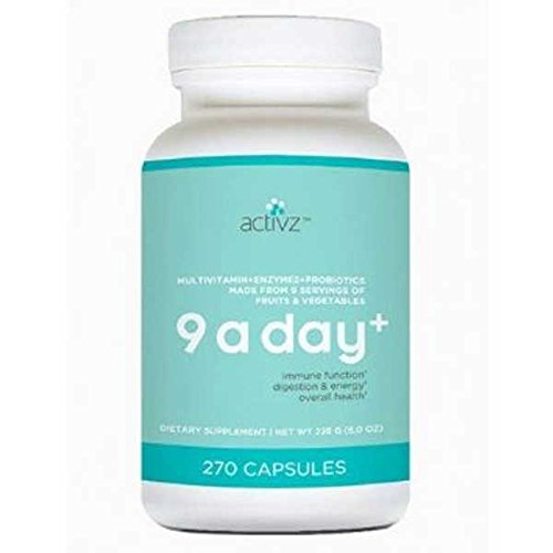 9 A Day Plus Whole Food Multi-Vitamins 8.0oz 270 Capsules 9 A Day Plus Whole Food Multi-Vitamins 8.0oz 270 Capsules