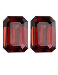 13.80 Cts of 12x10 mm Emerald Matching Loose Garnet (2 pcs set) Gemstones