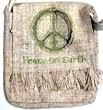 Peace Sign~ Peace Sign Bag~ "Peace On Earth"~ Hemp Bag~ 100% Hemp~ Hand Made Bag!!~ Approx 12" x 13" Peace Sign~ Peace Sign Bag~ "Peace On Earth"~ Hemp Bag~ 100% Hemp~ Hand Made Bag!!~ Approx 12" x 13"
