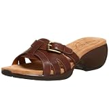  : Rockport Women's Rowena Wedge Slide,Brown,6 M