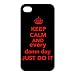 Treasure Design Just Do It Iphone 4/4s Best Silicone Case Every Damn Day