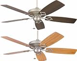 Edgewood 5-Blade Deluxe Ceiling Fan in Satin Nickel