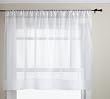 Stylemaster Elegance 60 by 36-Inch Sheer Voile Panel, White