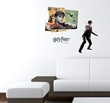 41daYKJCIcL. SL160  Harry Potter    Harry Potter and the Deathly Hallows 3 x 2 Set    WallJammer    Peel & Stick Wall Mural Appliques
