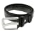 Mens Genuine Black Leather Belt In Gift Box (N4)