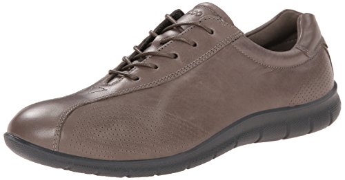 Ecco Footwear Womens Babett Tie Flat Warm Grey 37 Eu Desertcart