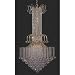 Nulco 256-78-CH-GL Chrome with Glacial Ice 30 Percent Lead Crystal Pagoda Crystal Twe...