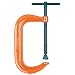 Armstrong 78-631 1-1/2-Inch Capacity Deep Throat Pattern C-Clamp, High Visibility Finish, Safety Orange