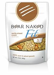 Bear Naked Fit Vanilla Almond Crunch Granola, 12-Ounce Pouches (Pack of 6)