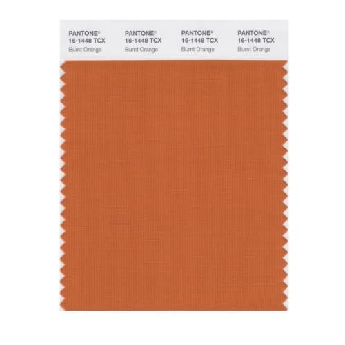 PANTONE SMART 161448X Color Swatch Card, Burnt Orange House Paint