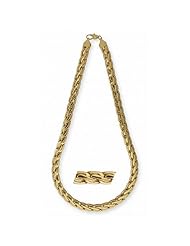 Simon Frank 14k Yellow Gold Overlay 24-inch Pharaoh Chain