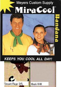 OccuNomix MiraCool Cooling Bandana - Four Pack - MC4PK