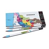 Atelier du vin - 95094 - vineyard pencils - carte Bordeaux