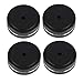 ASHATA Speaker Isolation Feet Pad Stand, Aluminum Alloy Cone Pad Isolation Base Feet Pads Absorb Shock for Audio Speaker Amplifier (4CPS 4015mm)(Black)