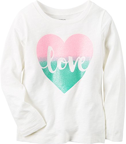 Carter's Graphic Stripe Heart Top