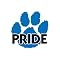 Pride Paw Print Cheer Cheek Decal 100-pk. - Blue