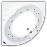 Pegasus Helios Chromotherapy Whirlpool Bath 1400x1400, 18 Jet, Opt1