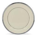 Lenox Solitaire Platinum Banded Ivory China Butter Plate