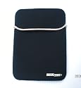 Nuvo-Tek 11.6" Black Reversible Carry Case Sleeve for Netbooks (Acer Aspire One, Asus Eee, Dell Mini, HP Mini, Toshiba Mini, MSI Wind, Lenovo IdeaPad)
