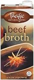 Pacific Natural Foods Beef Broth, 32-Ounce Containers (Pack of 12)