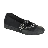 Women's O-Ring Mary Jane Canvas Sneaker