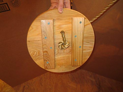 Wood Tree Swings Round Wood Disc Tree Swing Seat Only