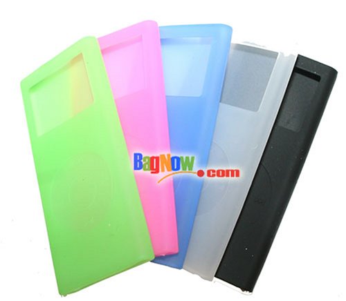 Childrens Toyshop  Third Party New : Box of 5 SILICONE SKINS, Cases, TUBES for iPod NANO by BagNow