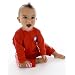 Splash About UV All-in-One suit (sun protection), Red/Red & White stripe, 6-12 months