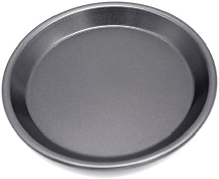 Tomota Aluminum Alloy Non Stick Round Pizza Pan Cake Mold Baking Pan (Black)-7inch
