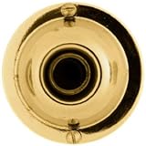 Heath Zenith #VJRP Round PB/BLK Push Button