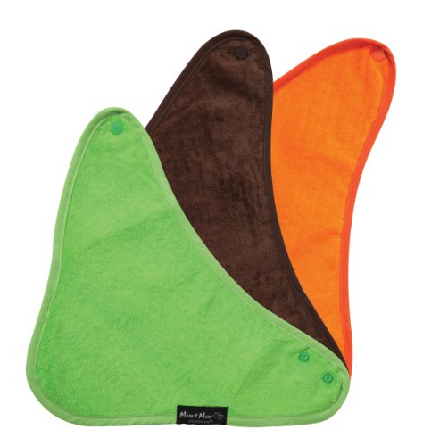 Mum 2 Mum Bandana Wonder Bib 3 pack - Lime Chocolate OrangeB0052V9BA2 : image