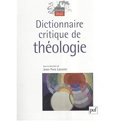 Dictionnaire critique de th�ologie