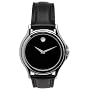 Movado Men's Museum Black Genuine Leather Strap Watch #0605761