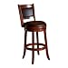 Boraam Augusta 29 LT. Dark Cherry Bar Height Swivel Seat Bar Stool