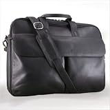 Osgoode Marley Leather Collection Slim Computer Brief - Mocha