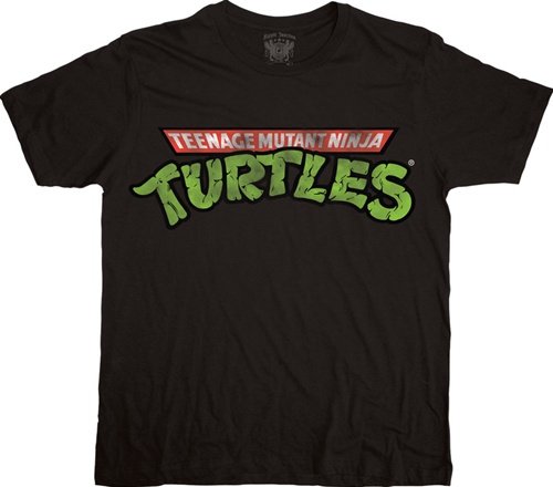  Teenage Mutant Ninja Turtles T-shirts TMNT Vintage Logo - Large