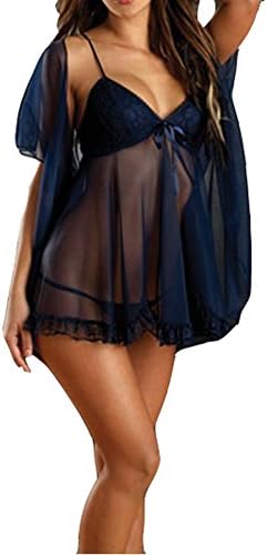 Alicelingerie Sexy Babydoll Lingerie Lace Outfit Sleepwear Underwear Suit