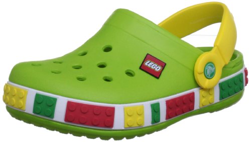 Crocs Crocband Lego Volt Green/Yellow Mules And Clogs Sandal 12080-37B-110 7 UK 6/7 Child UK